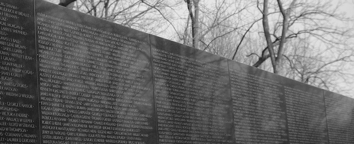 Vietnam memorial wall