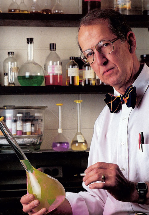 John Chesick in lab