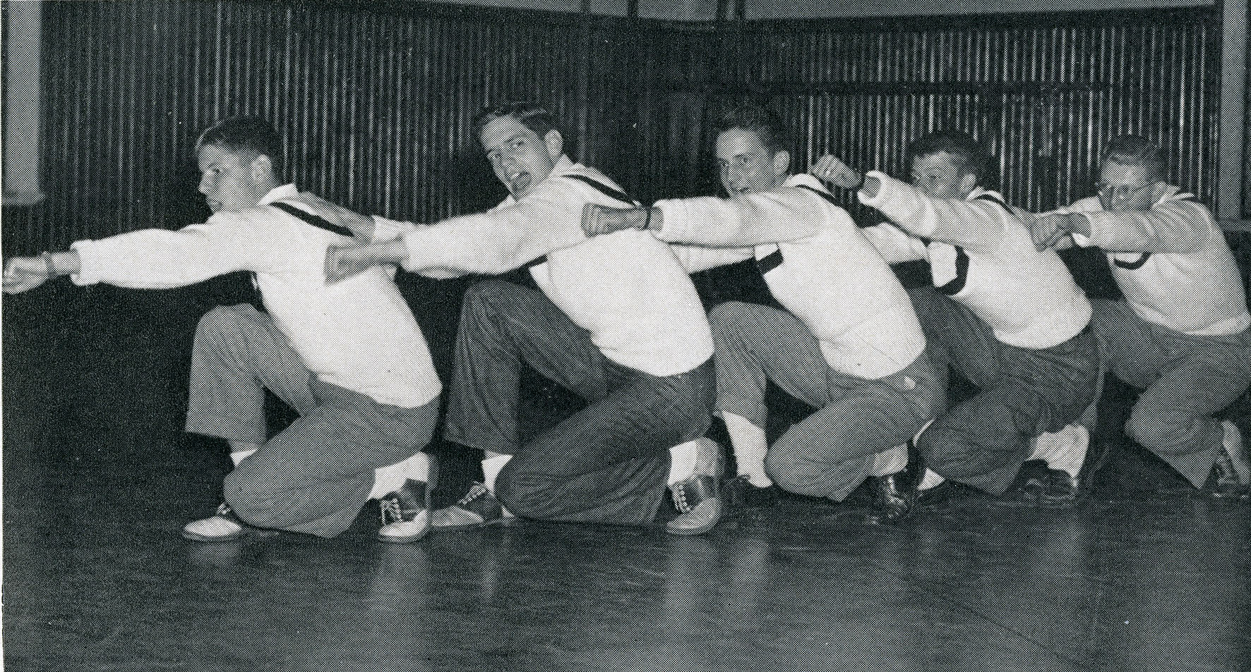 Haverford Cheerleaders in the 1940's