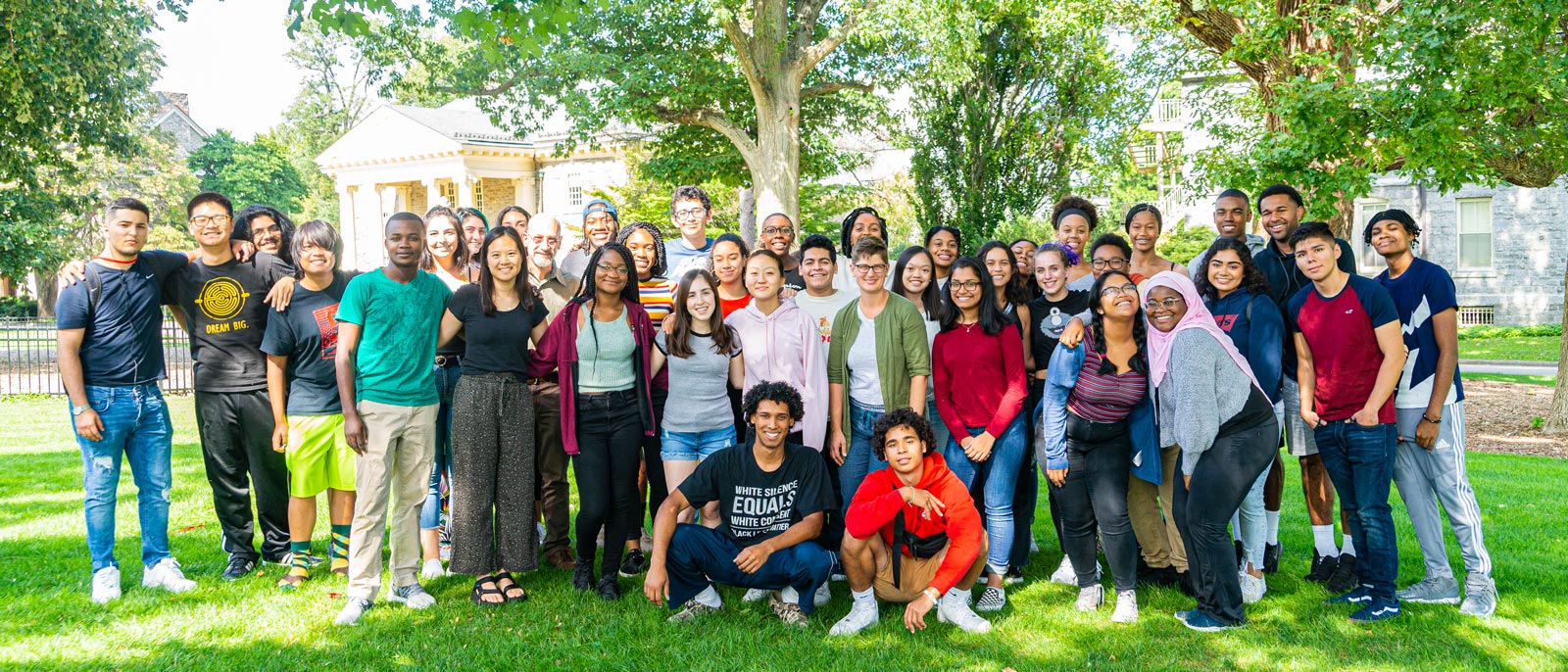 questbridge students celebrate on campus