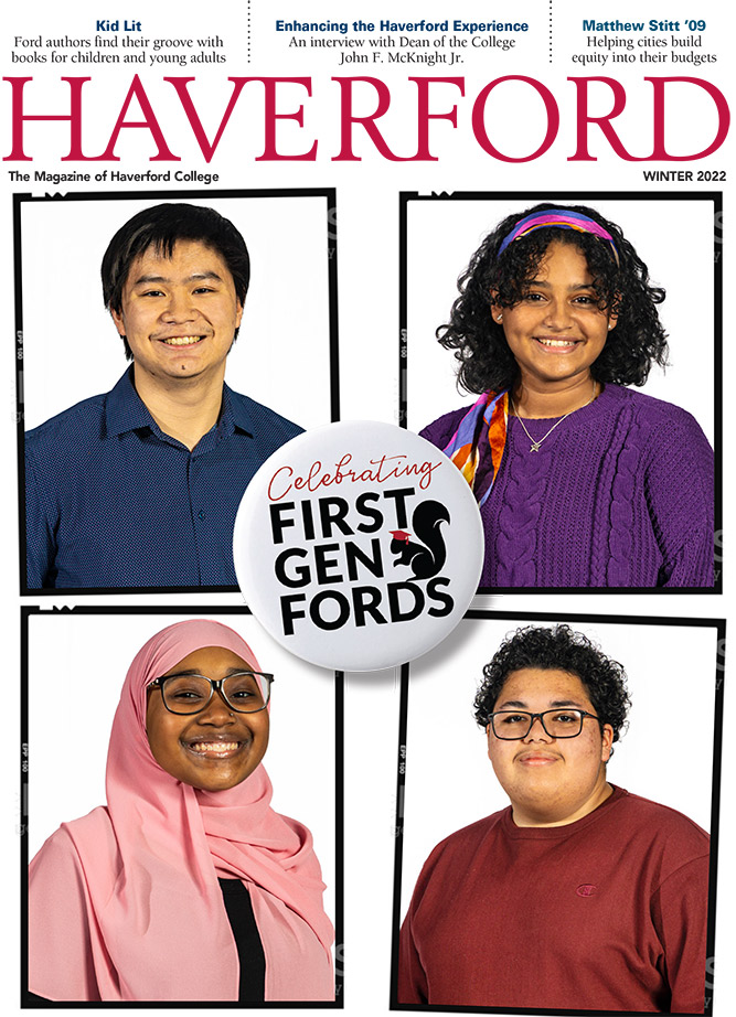 magizine cover featuring first gen students