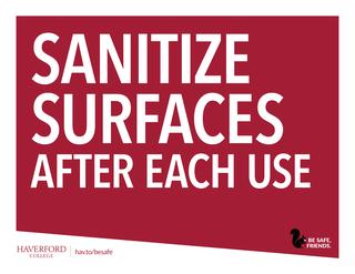 sanitize after each use