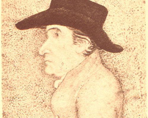 Drawing of Thomas Scattergood