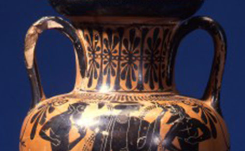 Photo of a Greek vase
