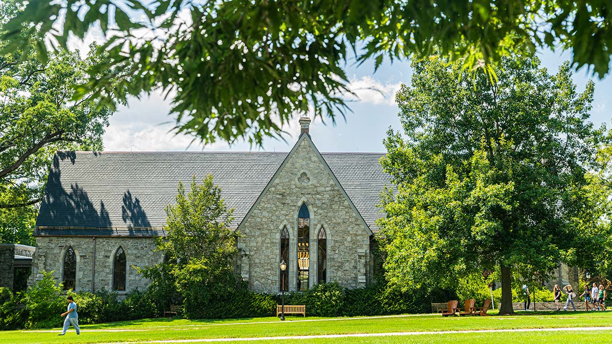 Exterior of the new Lutnick Library