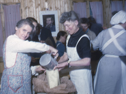 Quakers performing relief work