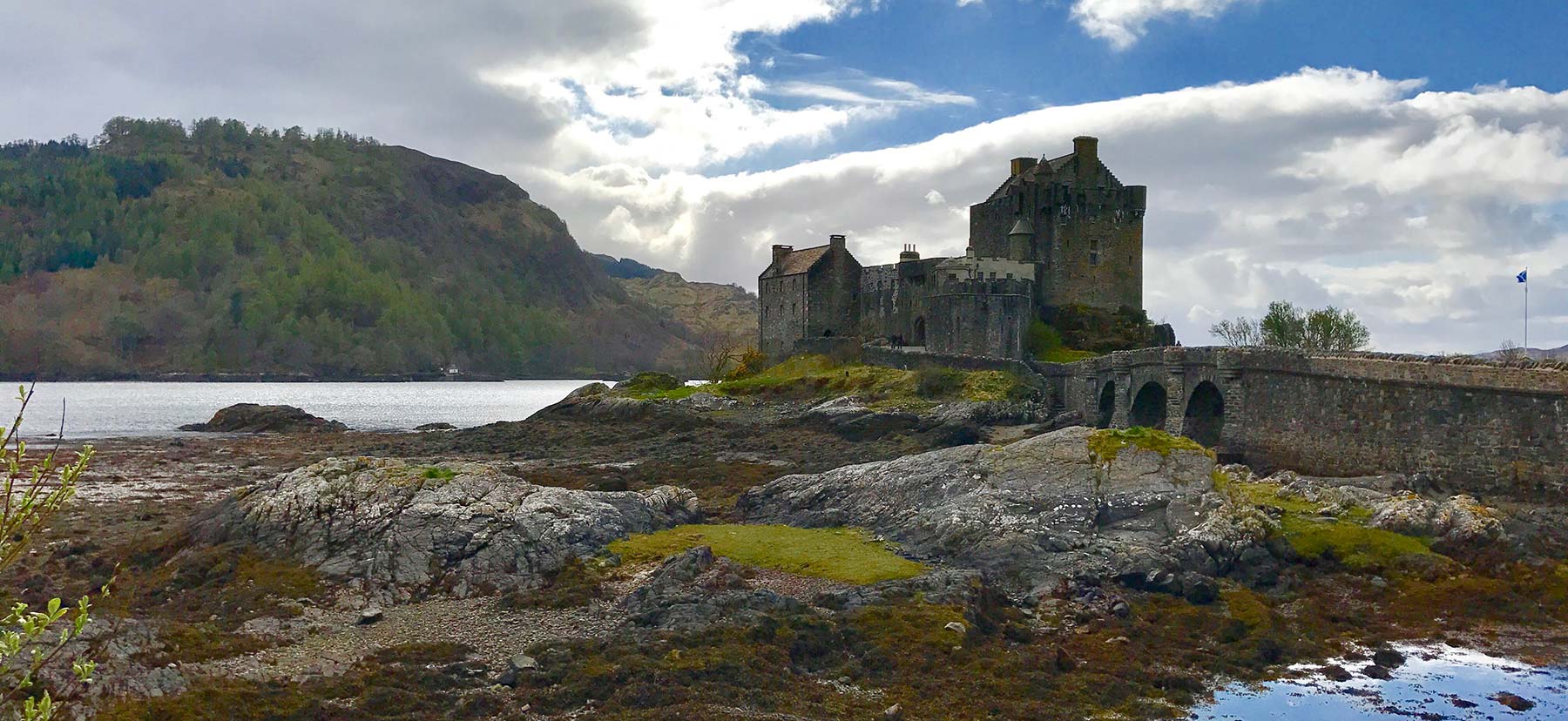 A castle in the Scottish Highlands