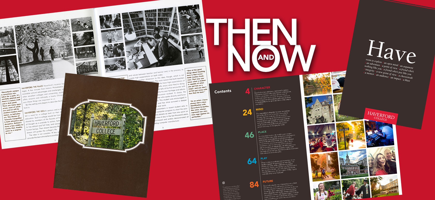 The viewbook then and now