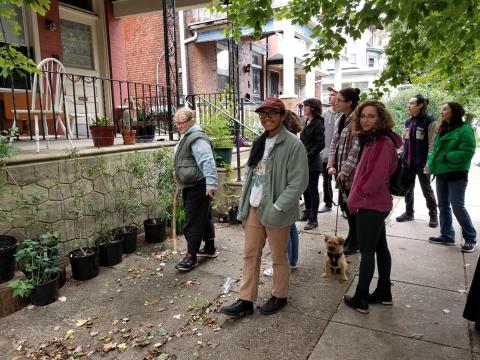 Plant walk at Haverford House