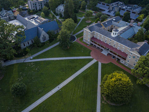 Founders Hall and Green