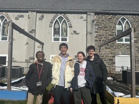 Four students at Bethel AME