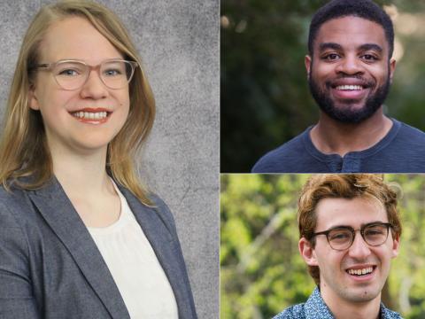 A grid of the five Fords who received NSF Graduate Research Fellowships this year