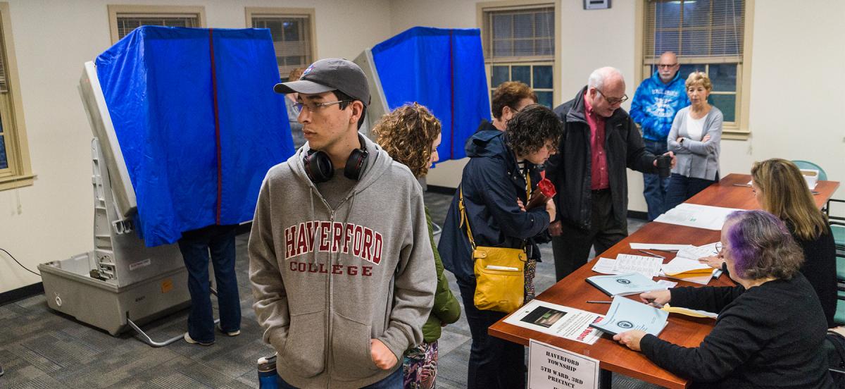 Haverford College Polling Location