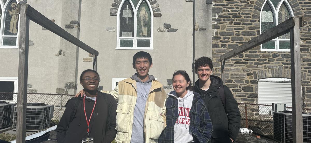 Four students at Bethel AME