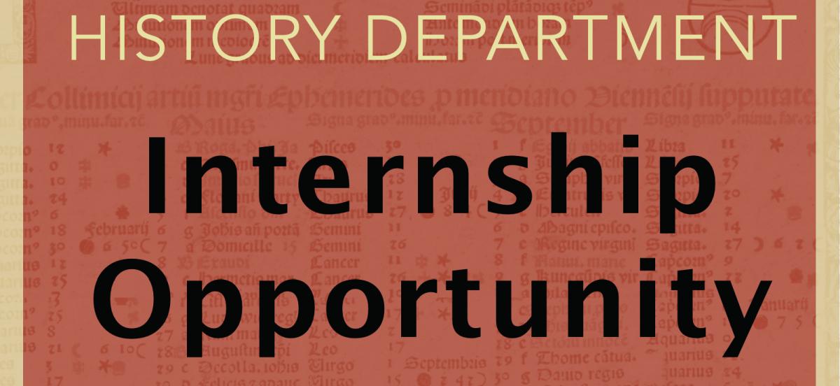 Internship opportunity